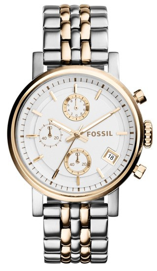 Correa de reloj Fossil ES3746 Acero inoxidable Acero 18mm